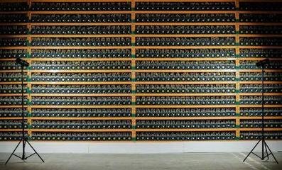 High-tech mining farm cooling system